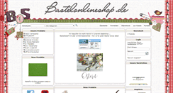 Desktop Screenshot of bastelonlineshop.de