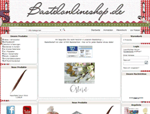 Tablet Screenshot of bastelonlineshop.de